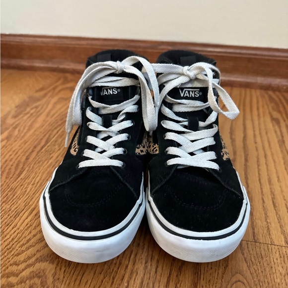 Vans Missy Hightop Weatherproof Shoes Girls Size 3 - Picture 3 of 8